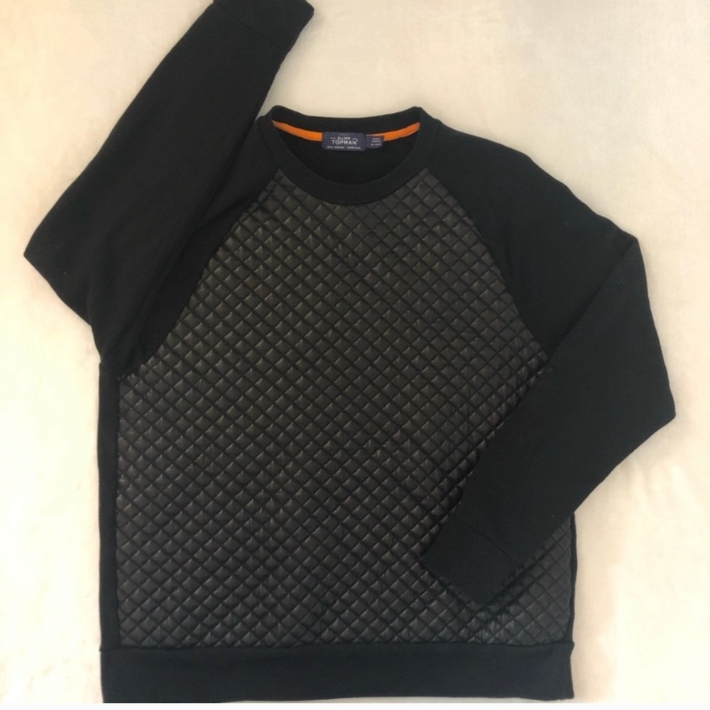 Pleated sweater